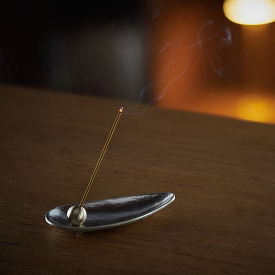 Nousaku Incense Holder Leaf(Gift Box)