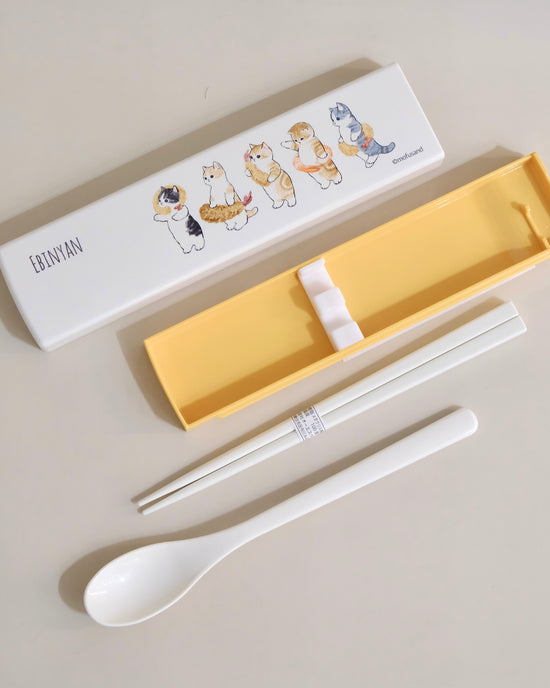 Japan Mofusand chopstick with spoon set