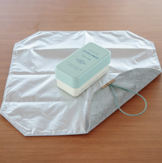 Japan Lunch Box Flax Cover(Keep Cold)