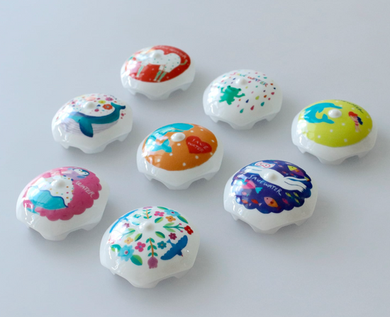 Japan Ceramic Color change Water Drain Cover(Gift Box)