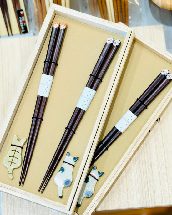 Japan Takumi Chopsticks Set with Holder(Wooden Box)