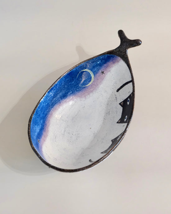 Artist 奥田 茜 27.5cm Large Oval Deep Plate