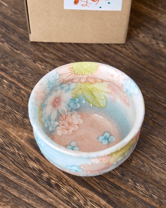 Yuzuriha Matcha Bowl 彩化粧花(Gift box)