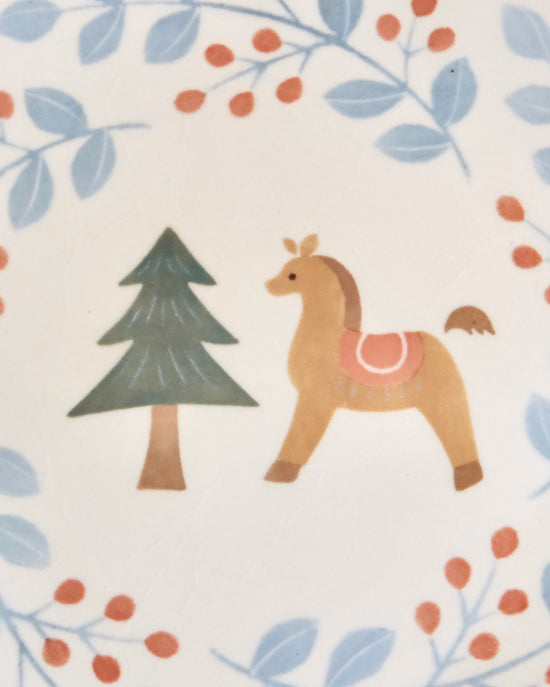 Artist 文鳥舎 22.5cm Horse Plate
