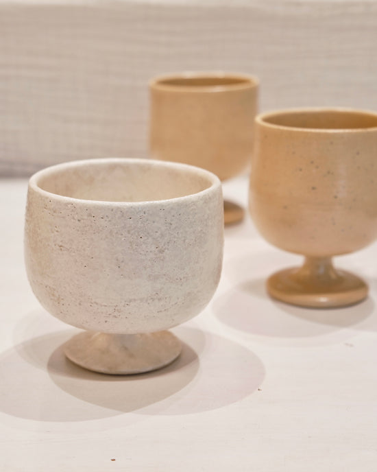 Artist 藤田 薰 White(280ml)/Khaki(260ml) Goblet