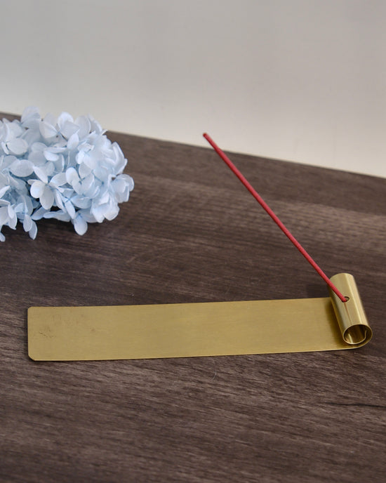 Kousaido Brass Long Incense Holder(Gift Box)