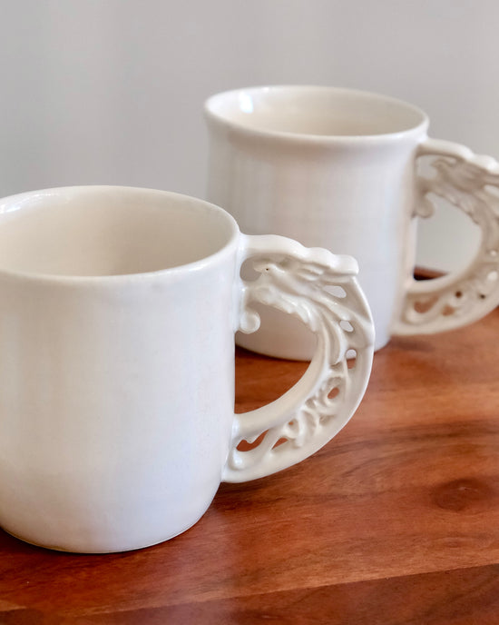 Artist 縄野日佳莉 300ml White Bird Mug