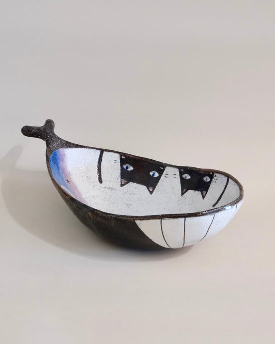 Artist 奥田 茜 27.5cm Large Oval Deep Plate