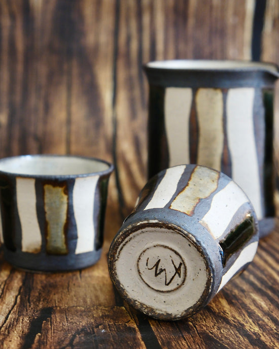Artist 坪内孝典 Stripe Sake Set
