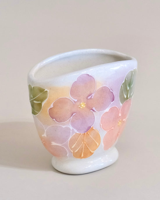 Seto ware FUKA Hand Draw Chopsticks Stand