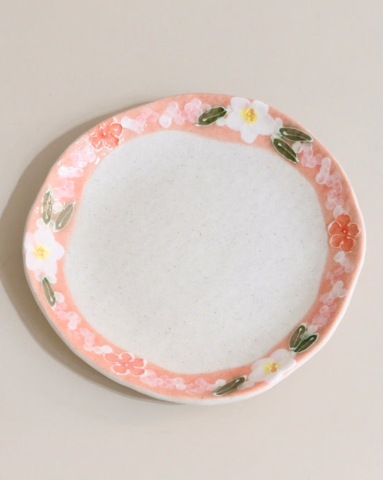 Seto ware FUKA Flower 17.8cm Plate