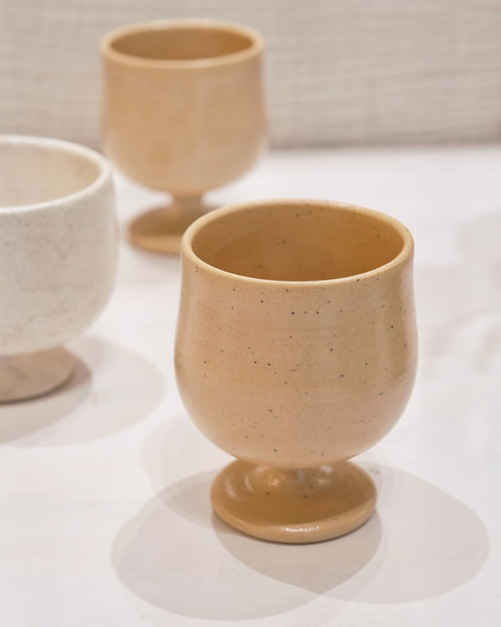 Artist 藤田 薰 White(280ml)/Khaki(260ml) Goblet