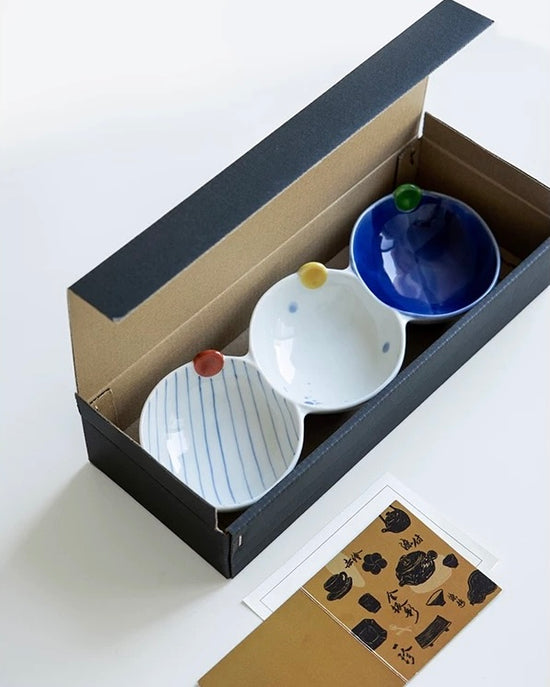 Arita Ware Hand Drawn Hot Pot Bowl (Gift Box)