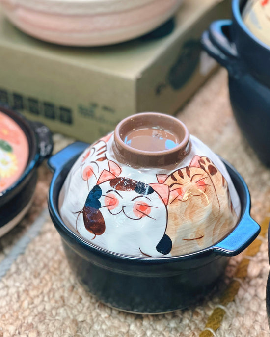 Banko ware Kitty Donabe Pot/一合
