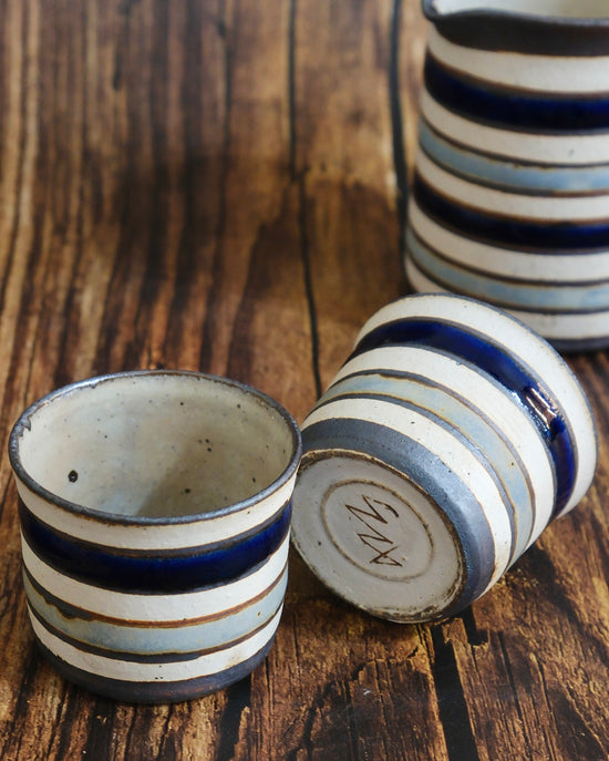 Artist 坪内孝典 Blue Sake Set