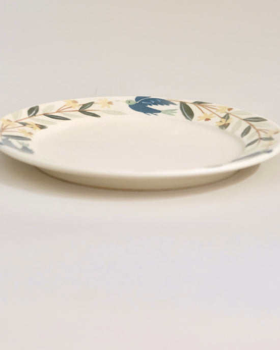 Artist 文鳥舎 21cm Bird Plate
