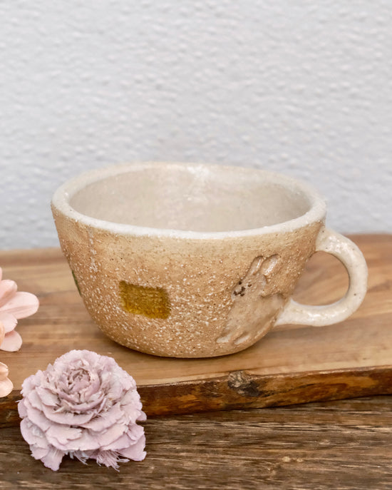 Artist 福田友子 210ml Beige Mug