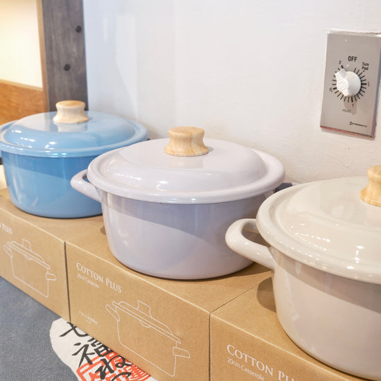 Fuji Horo 20cm Double Handed Pot Cotton Plus Series(Gift Box)