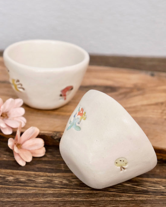 Artist 福田友子 140ml White Teacup