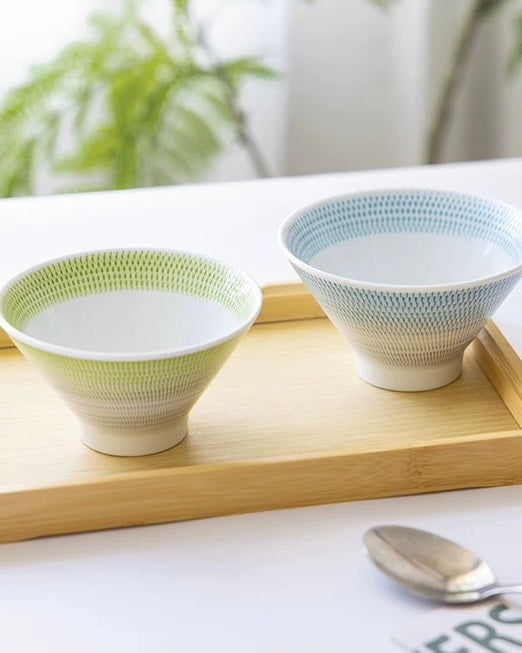 Hasami ware Fuji Rice Bowl