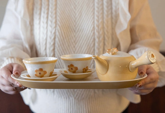 Arita ware Sakura Ceramic Tray ONLY(Gift Box)