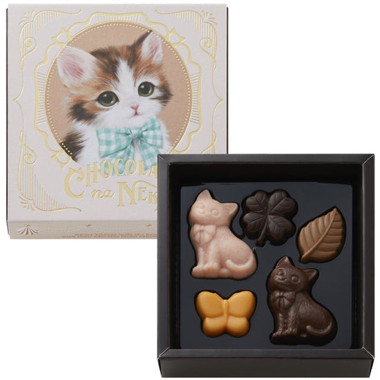 Japan Na Neko Chocolate Yellow/Green (5 pieces)
