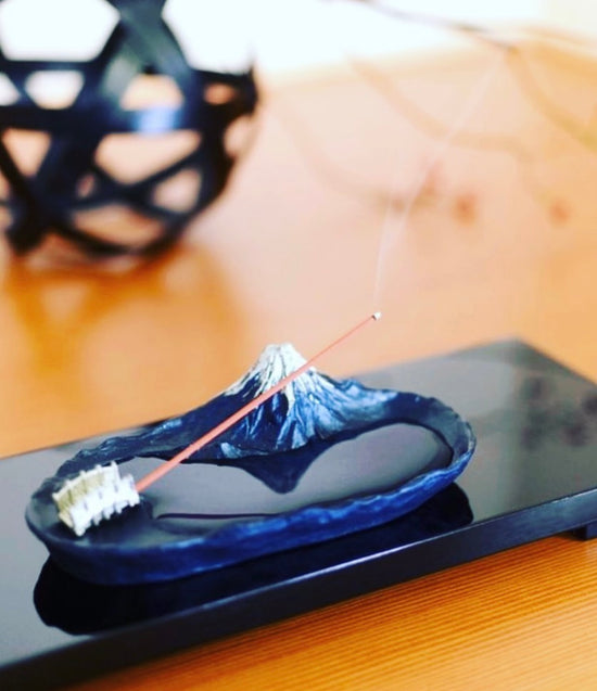 Japan Ginga-do Fuji Incense Holder(Gift Box)