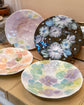 Seto ware FUKA Flower 24cm Pasta Plate (Gift Box)