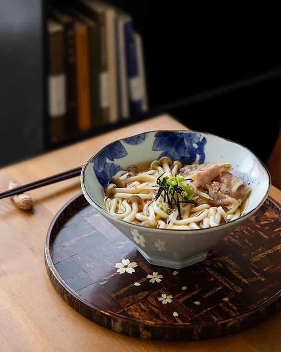 Arita Ware Hand Drawn Ramen Bowl (Gift Box)
