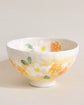 Seto ware FUKA Flower Rice Bowl