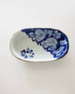 Arita Ware Hand Drawn Peony Oval Deep Plate (Gift Box)