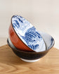 Japan Blue/Red Ramen bowl - Kanagawa