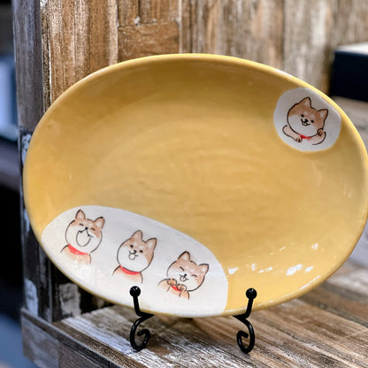 Mino ware Shiba Bowl/Plate/Mug