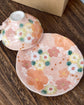 Yuzuriha Coffee cup set 紅彩花化粧（Gift Box）