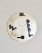 Artist 石丸和美 21cm Black Round Plate