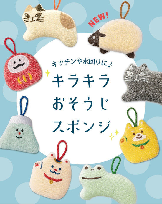Japan Decole Sparkling Cleaning Sponge Series