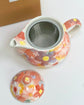 Yuzuriha Flower Tea Pot 紅彩花間取 丸ポット （Gift Box）