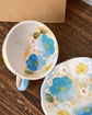 Yuzuriha NEW! coffee cup set 釉彩青花（Gift Box）