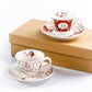 Mino ware Bunny Pair Coffee Cup set(Gift Box)