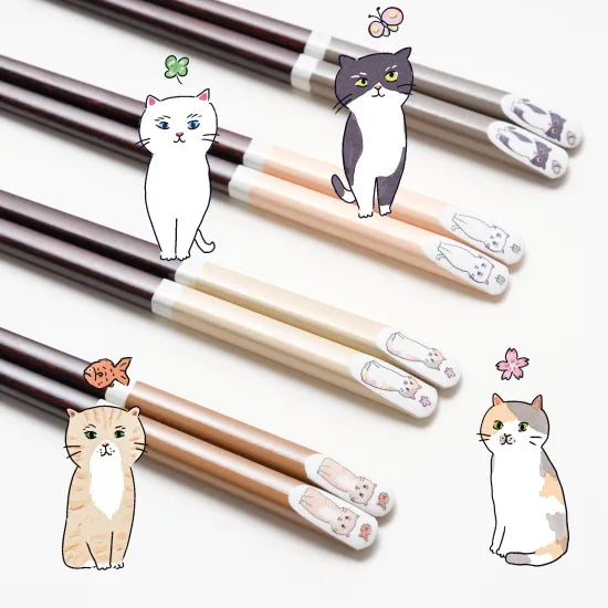 Japan Harupei 23cm Kitty Chopsticks