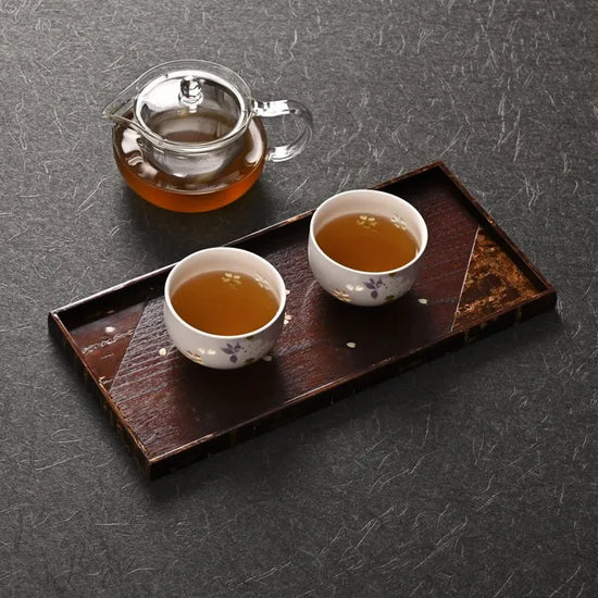 Yatsuyanagi Sakura Wood 35cm Long Tray(Gift Box)