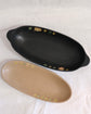 Artist 伊藤美穗 Black/Brown Oval Plate