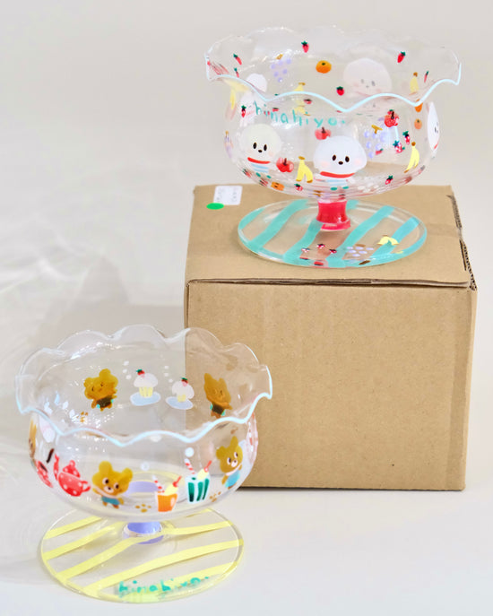 Artist Hina Hiyo Club H8cm Yellow/Green Dessert Cup (Gift Box)