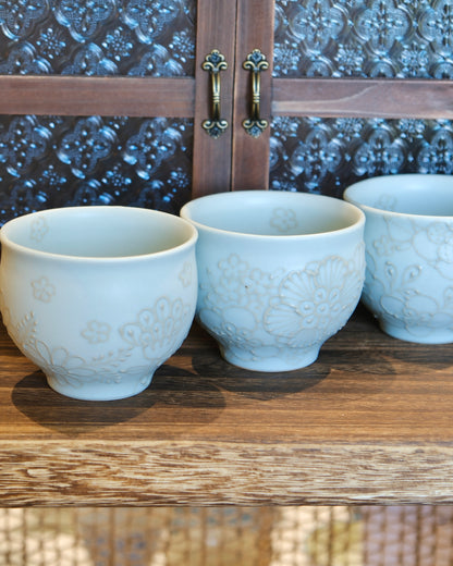 Artist 谷囗なづみ Flower Teacup/Free cup/Saucer