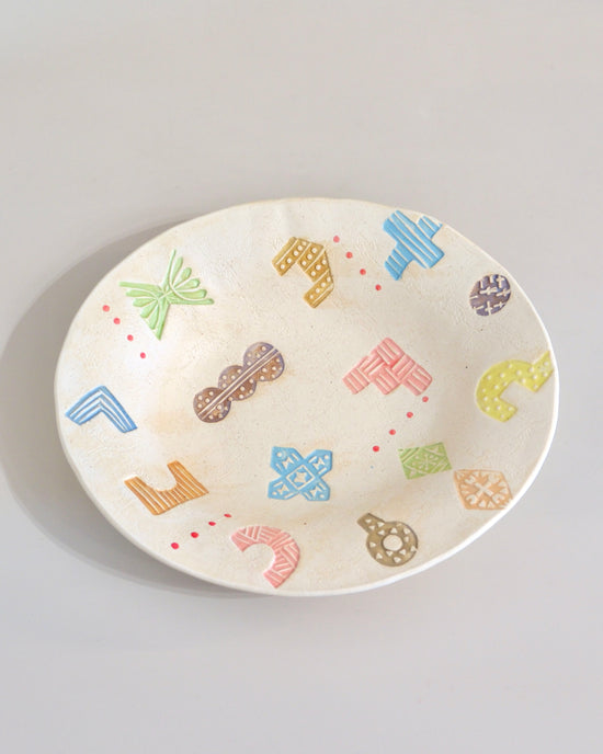 Artist 石丸和美  22.5cm Oval Deep Plate