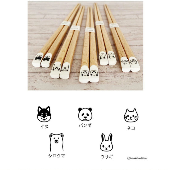 Japan Nico Chopsticks Animal 22.5cm