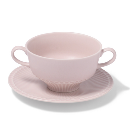 Studio M Merci double handle cup with Saucer