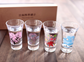 Japan Four seasons Color-Changing 4pcs Sake Cup(Gift box)