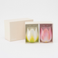 Japan Floyd Tulip Pair Glass Cup(Gift Box)