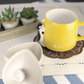 Decole Yellow/Blue Kitty Mug(Gift Box)